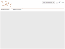 Tablet Screenshot of lebelgechocolatier.com